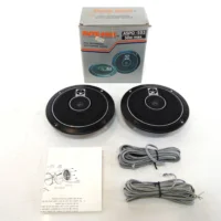 Auto Spec ASPQ-5S3 50W High Performance Auto Speaker System (x2) New Old Stock Free US Shipping
