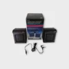 Arista 20-500 Amplified Stereo Speaker System (Black) x2 - 1.3W *New Open Box* - Free US Shipping