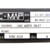 C-Map C-Card "Bahamas - Lake Worth Inlet - Miami" NA-B607.23 - 23 SEP 2009 - Free US Shipping