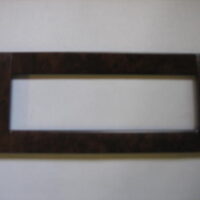 Vimar Idea 16736.41 6 Gang Cover Plate-Faux Wood - Free Shipping
