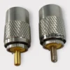 RF Industries RFU-645 Mini-UHF Male To UHF Male PL-259 Adapter **Lot of 2**