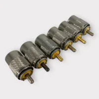 RF Industries RFU-645 Mini-UHF Male To UHF Male PL-259 Adapter **Lot of 6**