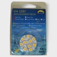 Scandvik 41030 G4 LED Side Pin Replacement Bulb Warm White 10-30V DC NEW