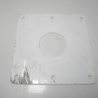 SeaView Aluminum Backing Plate for Radar Mast Mounts with 10"x10" Base Plate - Serviceable Condition