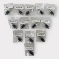 RCA Female To 1/4" Male Mono Audio Converter Adapter **Lot of 13**