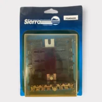 Sierra International FS40420 ATO/ATC 6-Gang Fuse Box W/ Ground Bus Bar **New**