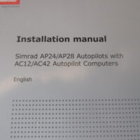 Simrad AP24/AP28 Autopilots with AC12/AC42 Autopilot Computers Installation Manual