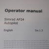 Simrad AP24 Autopilot Operator Manual–English