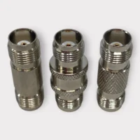 TNC Female To TNC Female Double Barrel Coaxial Connector Adapter **Lot of 3**