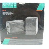 Speco Technologies DMS-3P Dual Mini 3-Way Speaker System w/Polypropylene Cone Speakers New Old Stock