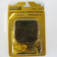 Speco CBS-100 Waterproof Communications Extension Speaker (Black) New-Old-Stock 90-Day Warranty
