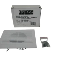 Speco FSG-35 3.5'' Flush Mount In-Wall Weatherproof Speaker (White) New-Old-Stock 90-Day Warranty
