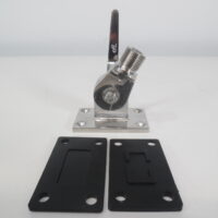 D. Lilly 105B Ratchet  Mount For VHF 1-14 Stainless Steel Laydown Mount - New- Out Of Box