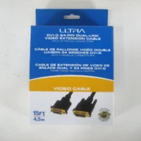 Ultra U12-41620 DVI-D Video Cable 24-Pin Dual-Link Video Extension Cable 15ft Male - Female