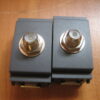 Vimar Idea 1 Port  F Type Coaxial Cable  Coupler Wall Plate Insert --  Set of 2 - Free Shipping