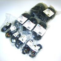 Vanco Lot of 10 RCA Patch Cables - 2x 20' / 3x 12' / 6x 3' 24k Gold Plugs Copper