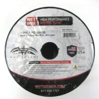 Wet Sounds Wet Wire Series Black Frost 1/0 Gauge Amp Wire 17FT Spool 90 Day Warranty