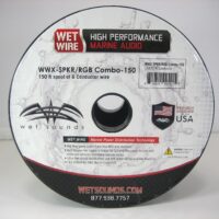 Wet Sounds Wet Wire Series Frosted Speaker/RGB Combo Wire 150' Spool NEW 90 Day Warranty