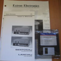 Extron Electronics Sentosa / Lancia xi User's Manual  - FREE US SHIP