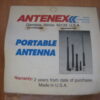 Antenex Laird Portable 9-48" VHF Antenna BNC Connector - DF 155-164MHz *NEW*